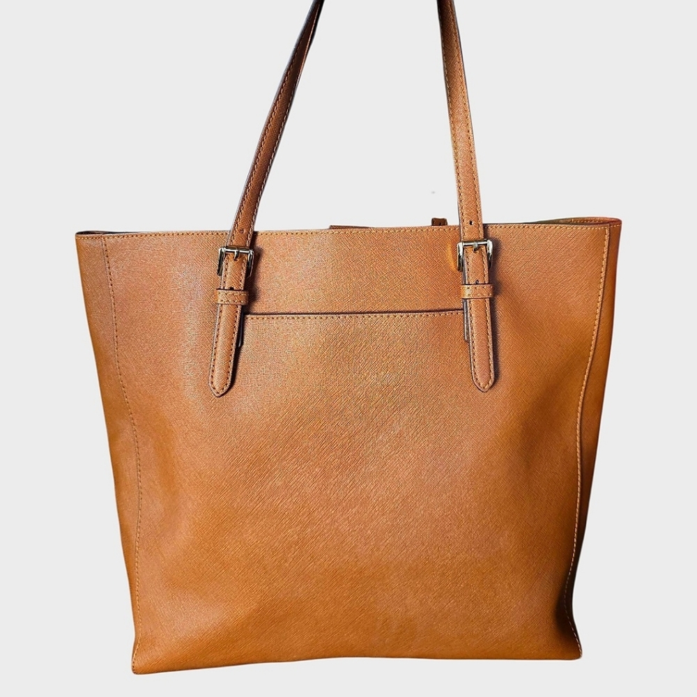 Michael Kors Tan Leather Tote Bag - Picture 14 of 14